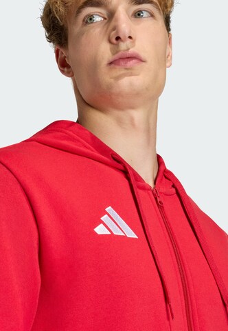 Veste de survêtement 'Entrada26' ADIDAS PERFORMANCE en rouge