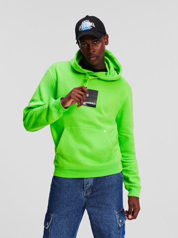 Sweat-shirt KARL LAGERFELD JEANS en vert : devant