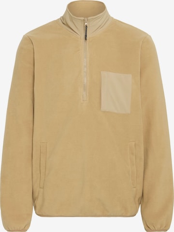 BLEND - Chaqueta de entretiempo ' BHBROOKS Sweatshirt halfzipp ' en marrón: frente