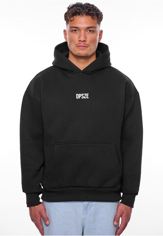 Dropsize Sweatshirt in Schwarz: Vorderseite