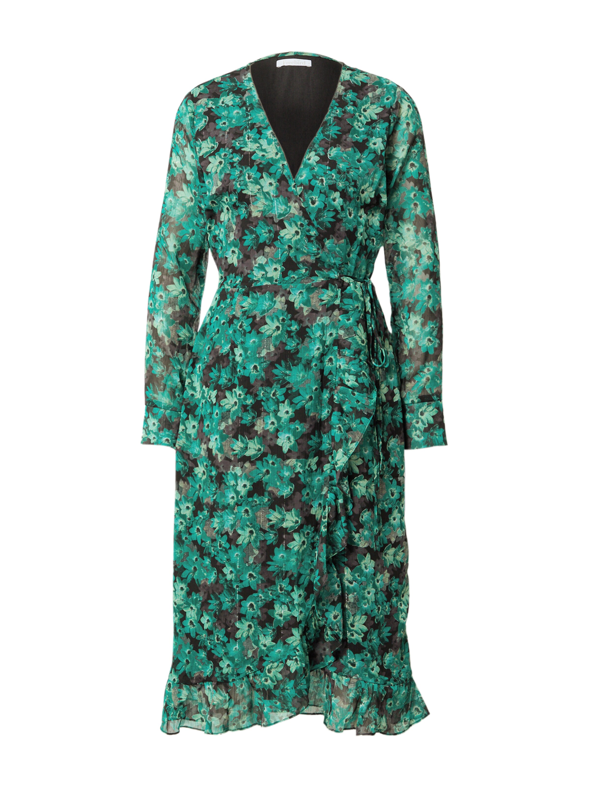 žalia Freebird Icons Suknelė: priekis