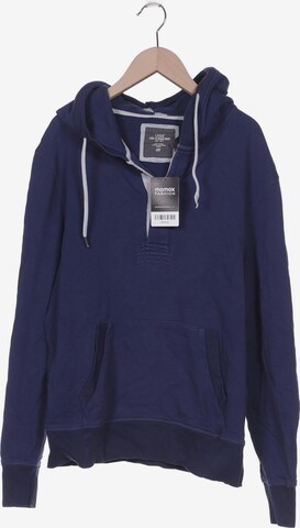H&M Sweatshirt & Zip-Up Hoodie in M in Blue: front