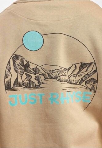 Just Rhyse Sweatshirt 'RisingSun' in Beige