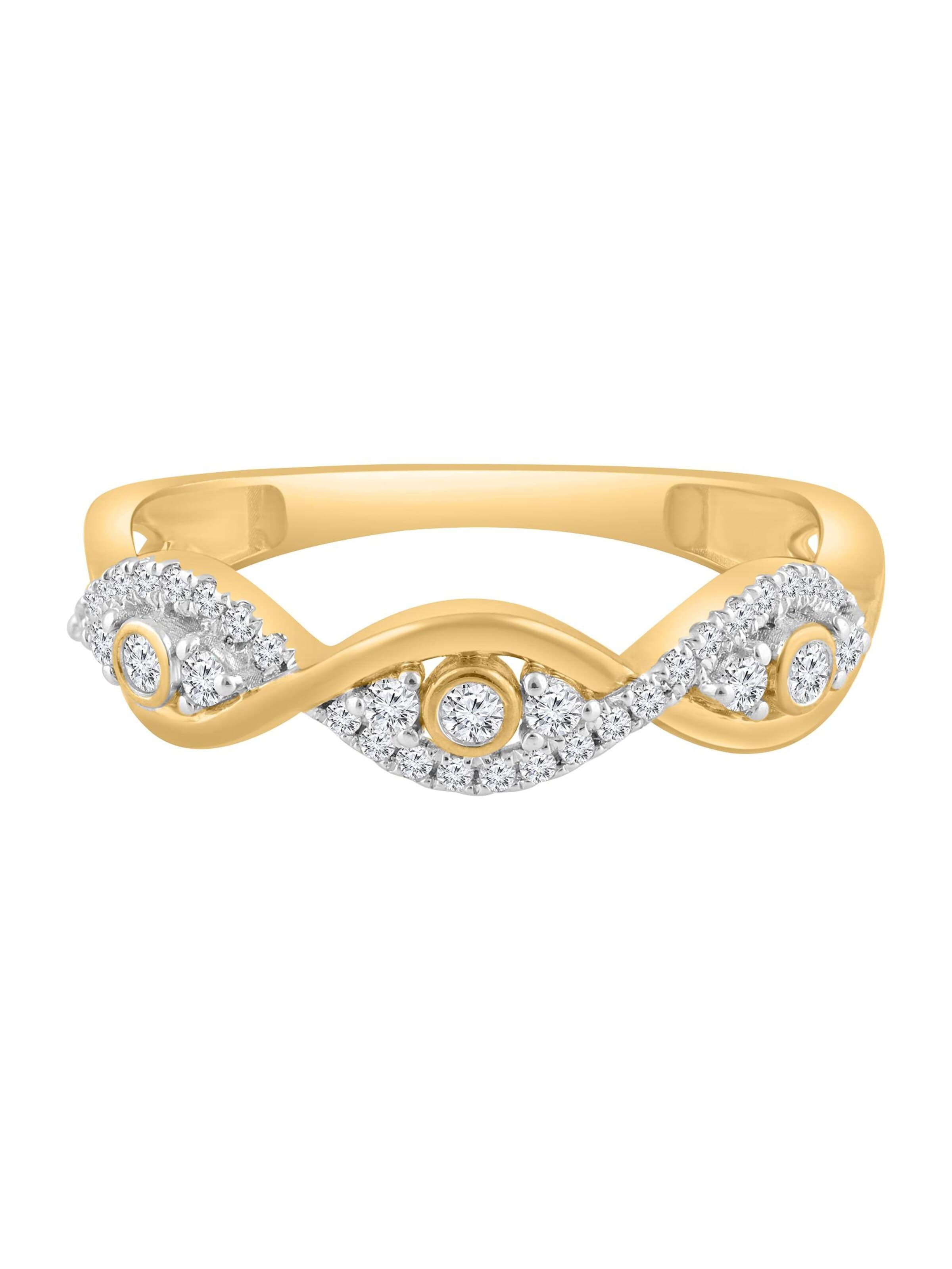 Diamant Exquis Ring in Gold: front