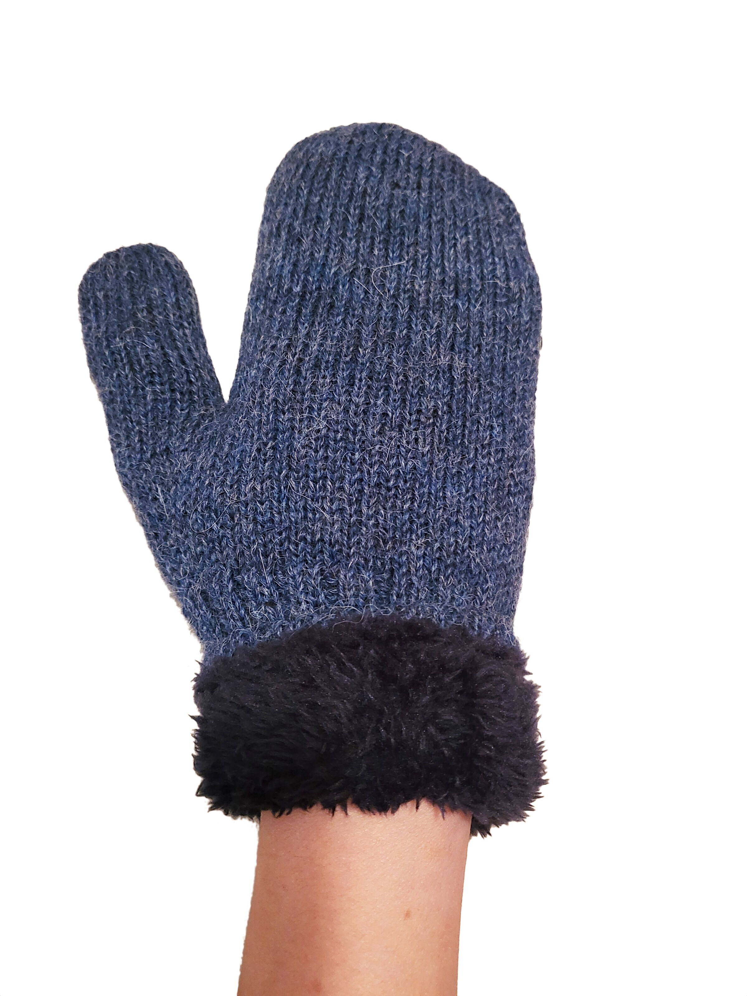 Posh Gear Mittens 'Guantiforaggio' in Blue