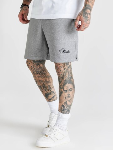 SikSilk Regular Trousers in Grey