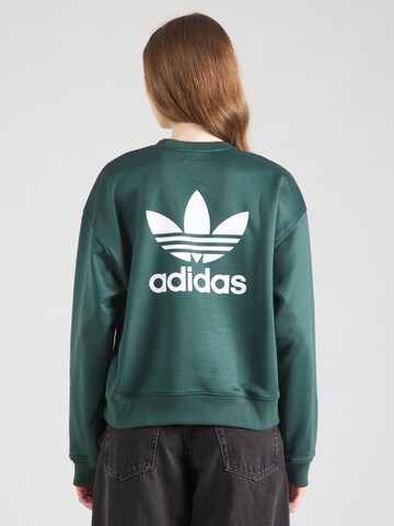 ADIDAS ORIGINALS Sweatshirt 'TREFOIL' in Groen: voorkant