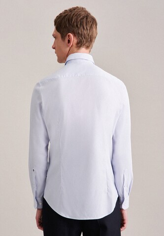 SEIDENSTICKER Slim Fit Hemd in Blau