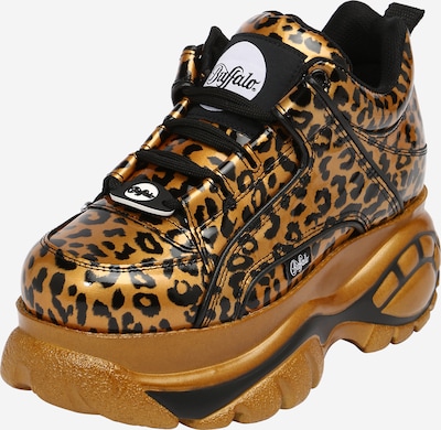 Sneaker low Buffalo London pe maro coniac / negru, Vizualizare produs