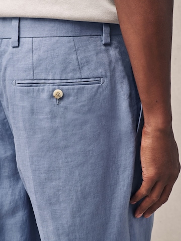 Next Slim fit Trousers with creases in Blue