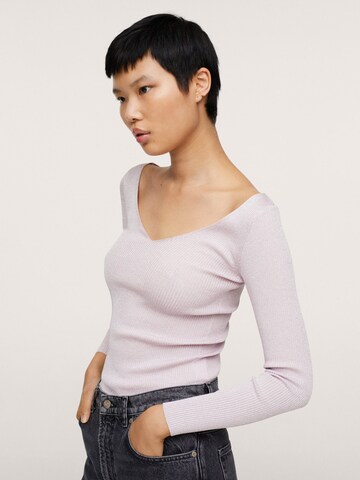 MANGO Sweater in Pink