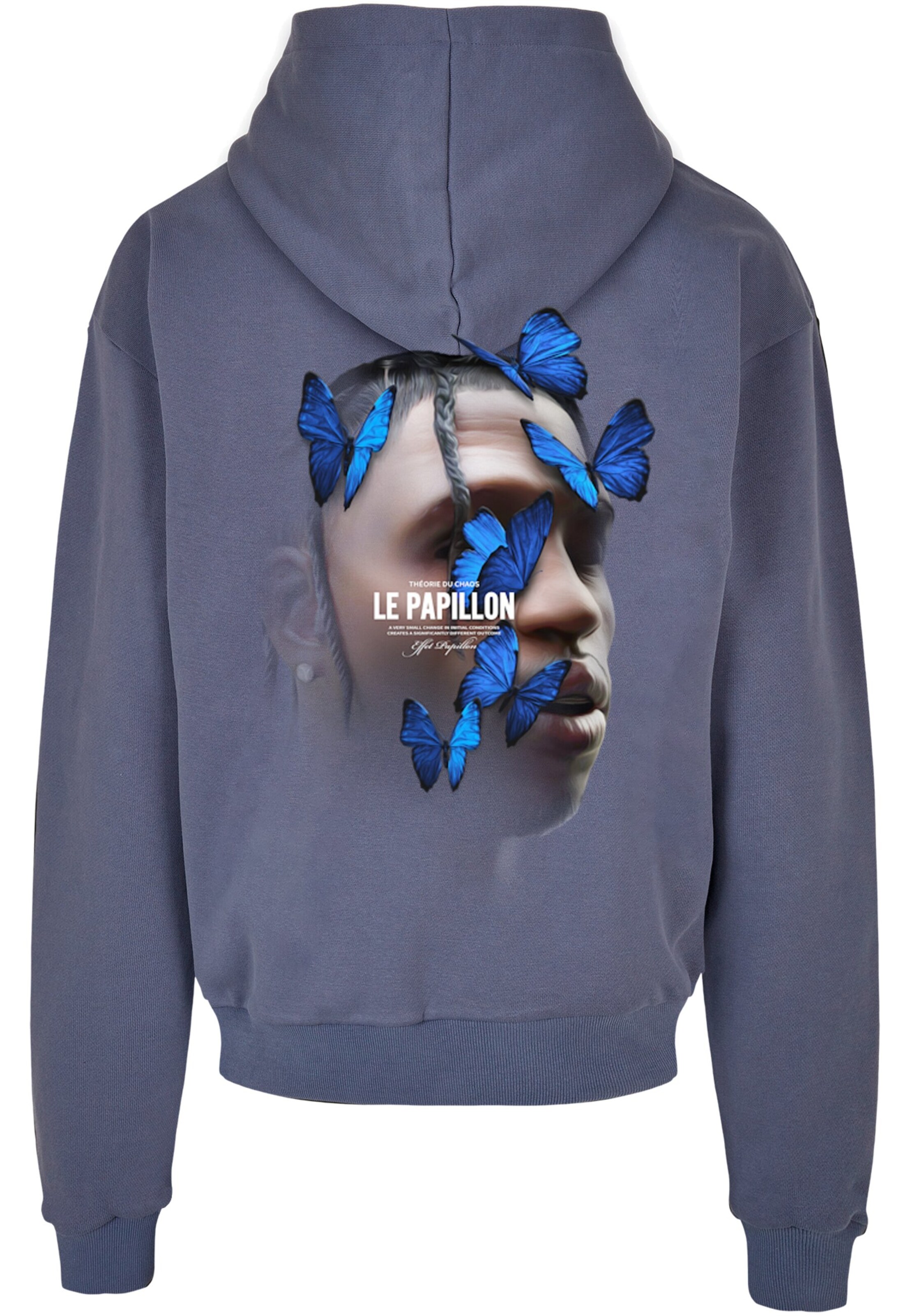 MT UpscaleSweater majica 'Le Papillon' - plava boja