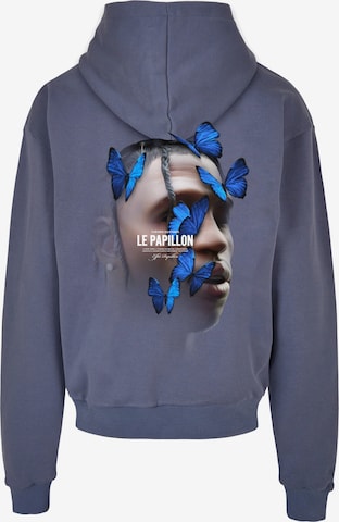 MT Upscale Sweatshirt 'Le Papillon' i blå