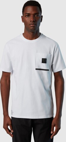 North Sails T-Shirt mit Brusttasche in Weiß: predná strana