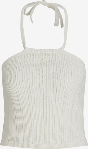 JJXX Gebreide top 'JXZoella' in Wit: voorkant