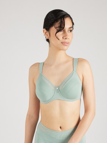 TRIUMPH - Soutien de tecido Soutien redutor 'True Shape Sensation' em verde: frente