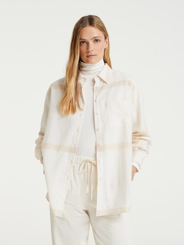 OPUS Blouse 'Fineli' in Wit: voorkant