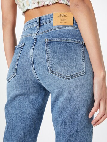 ONLY Flared Jeans 'Hailey Life' in Blauw