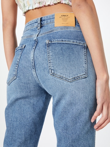 ONLY Flared Jeans 'Hailey Life' in Blauw