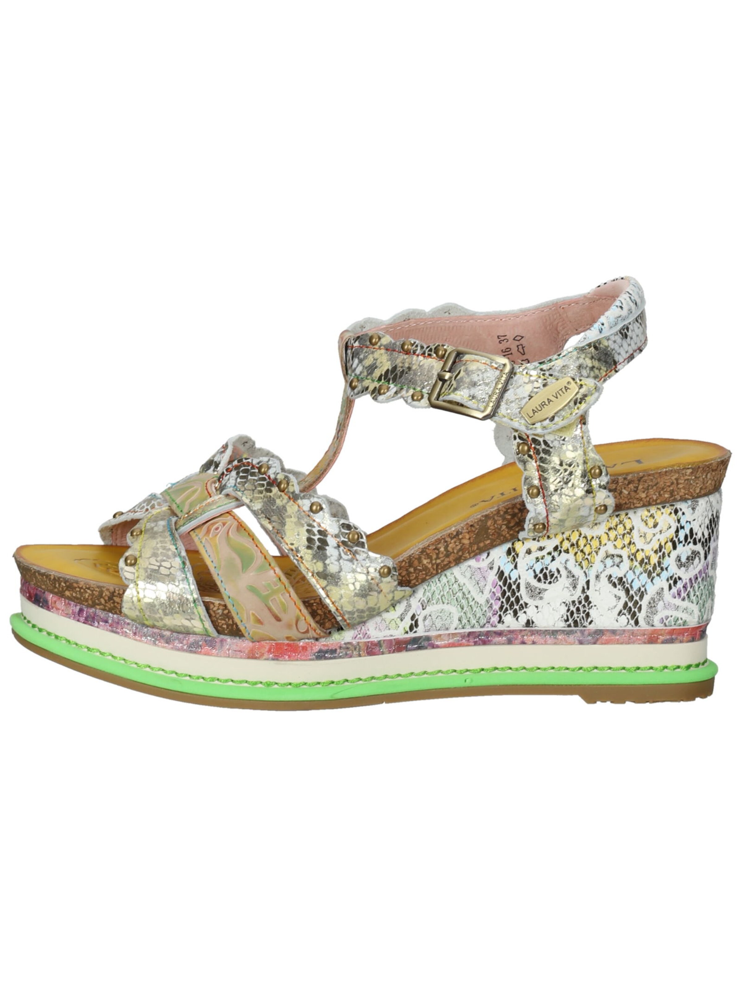 Sandales à lanières Laura Vita en mélange de couleurs