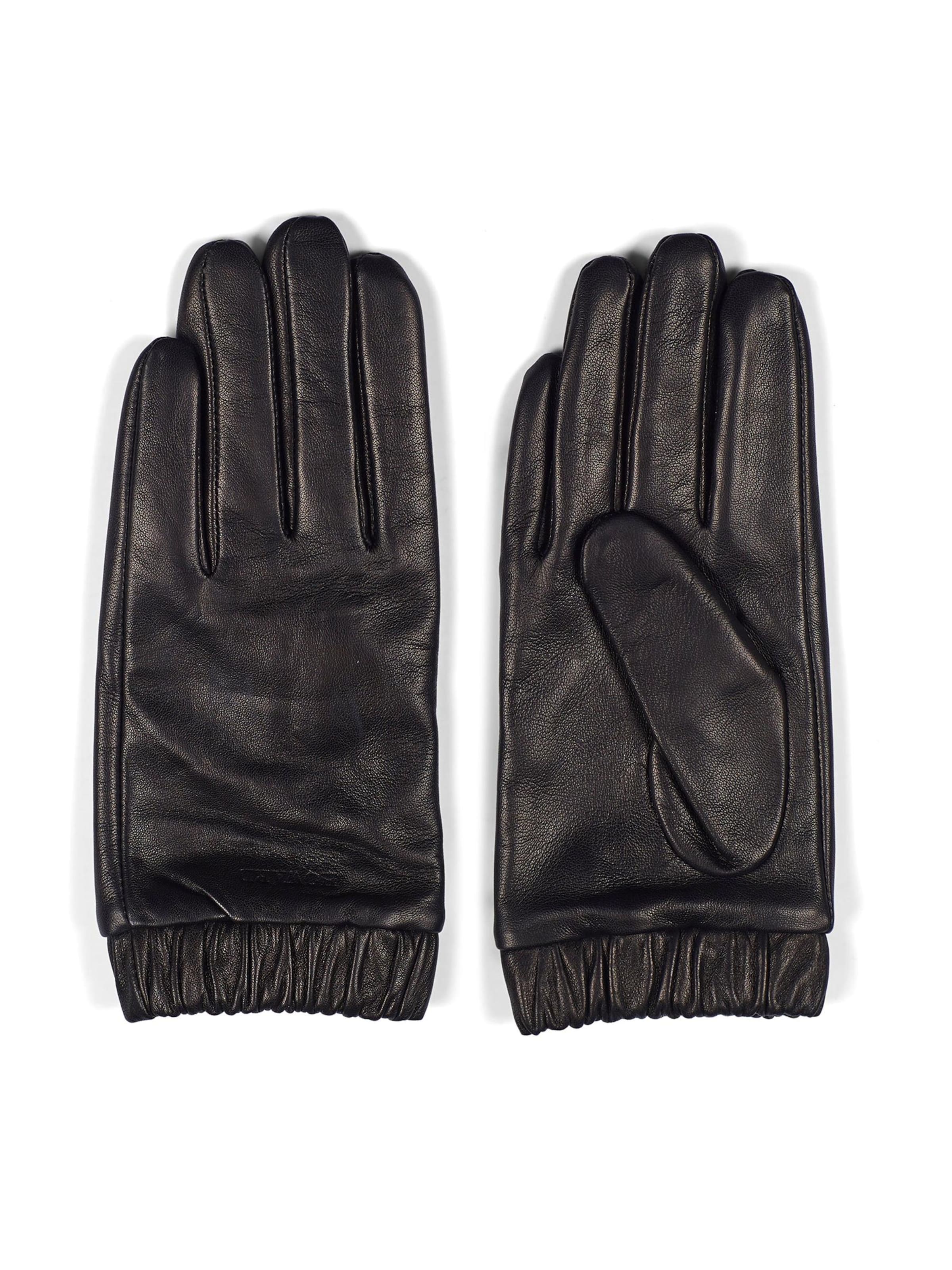 Gants 'Women's Leather Gloves Stella Black' Howard London en noir : devant