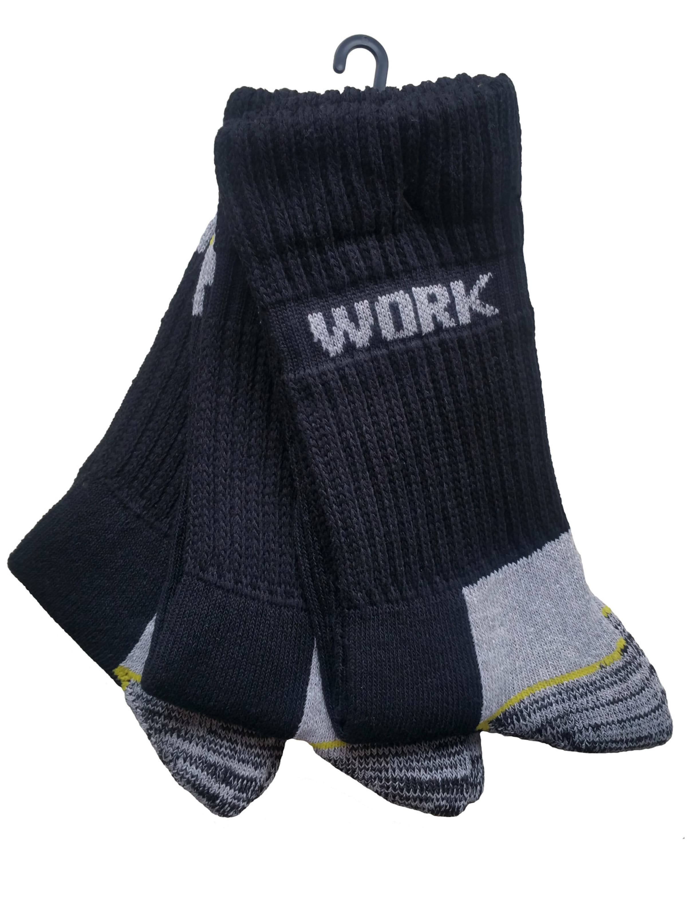 Cotton Prime - Meias 'Work' em preto