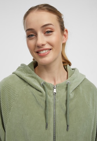 Ragwear Zip-Up Hoodie 'Corduly' in Green