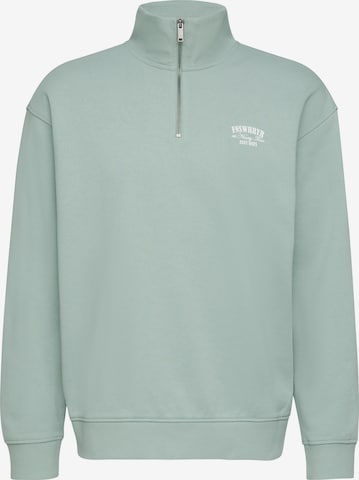 QSSweater majica - zelena boja: prednji dio