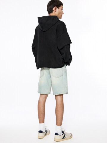 Pull&Bear Loosefit Jeans in Blauw