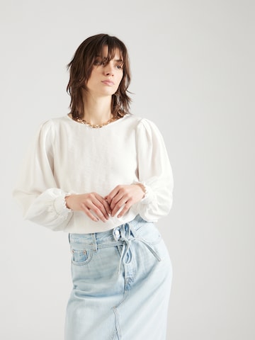 VERO MODA Blouse 'ELIS ELLA' in Wit: voorkant