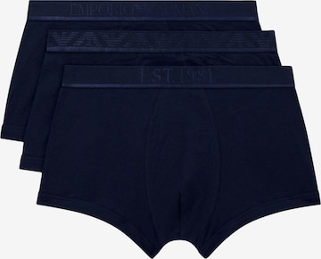 Boxers Emporio Armani en bleu : devant
