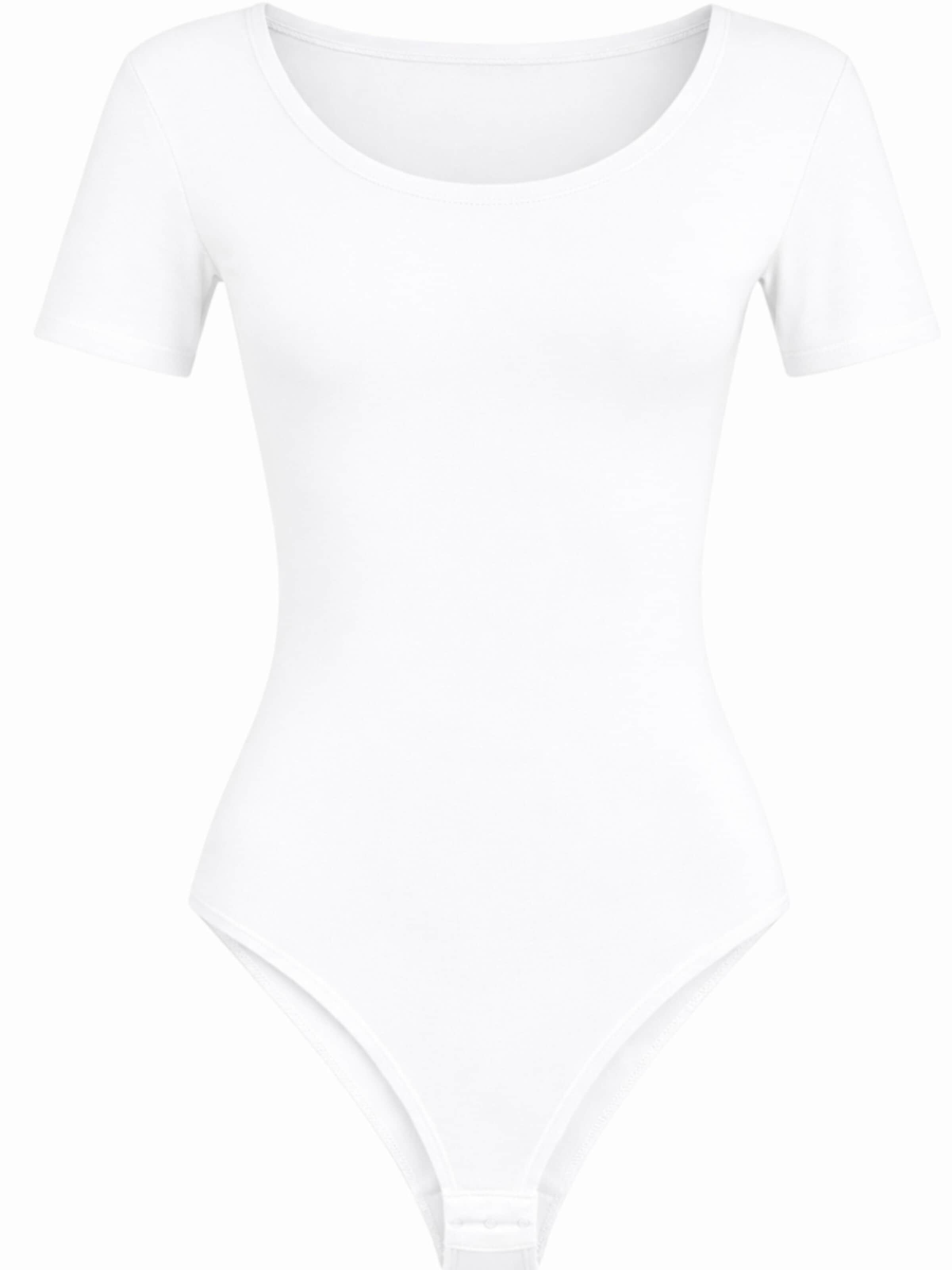 Evoni Bodysuit in White: front