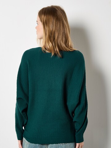 Apricot Textured Knit Lightweight Jumper ' ' in Grün