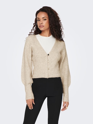 Cardigan 'ALLIE' ONLY en gris : devant