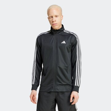 ADIDAS PERFORMANCE Training Jacket in Black: front