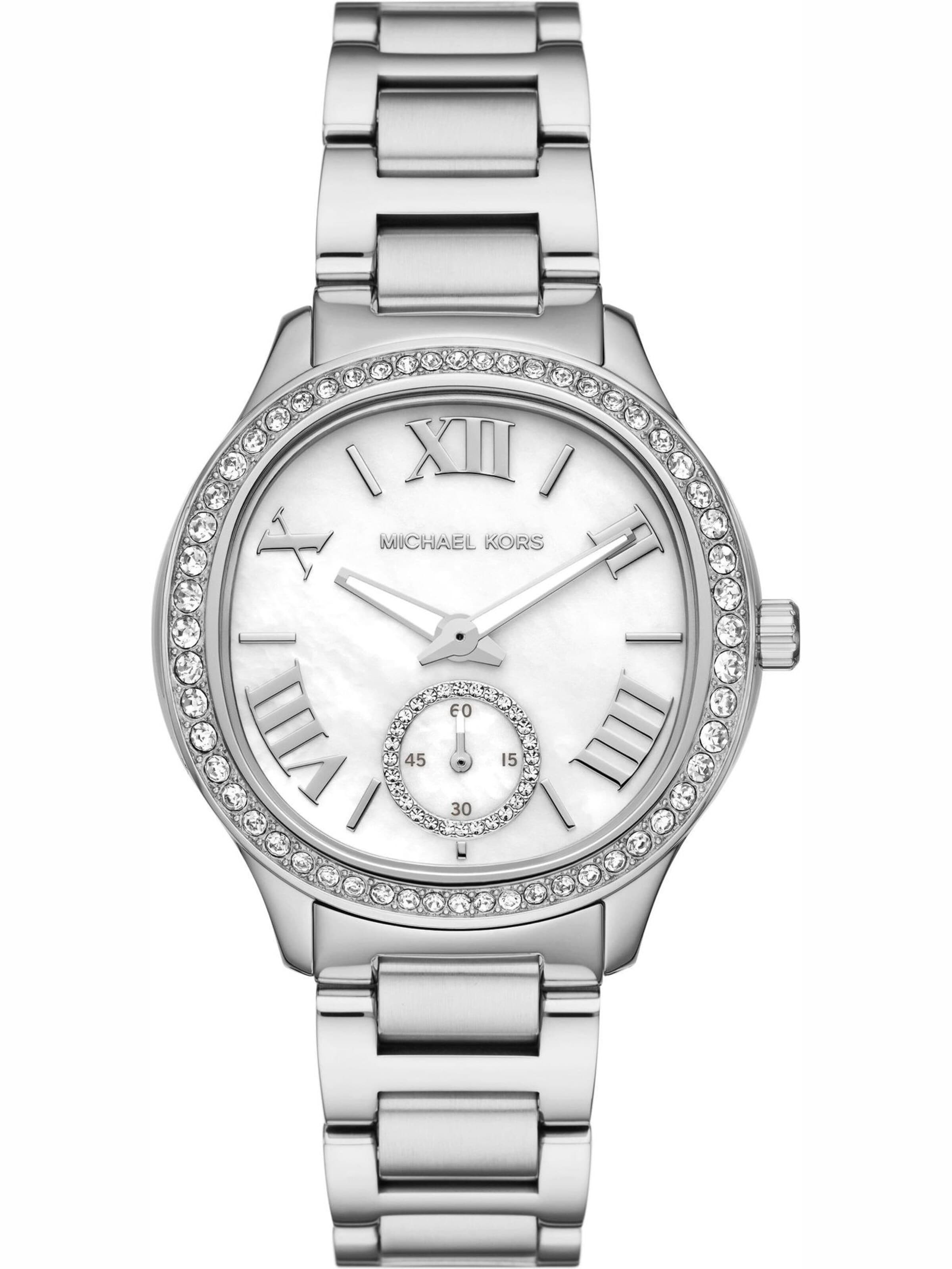 Michael Kors Αναλογικό ρολόι 'MICHAEL KORS MK4807' σε ασημί: μπροστά