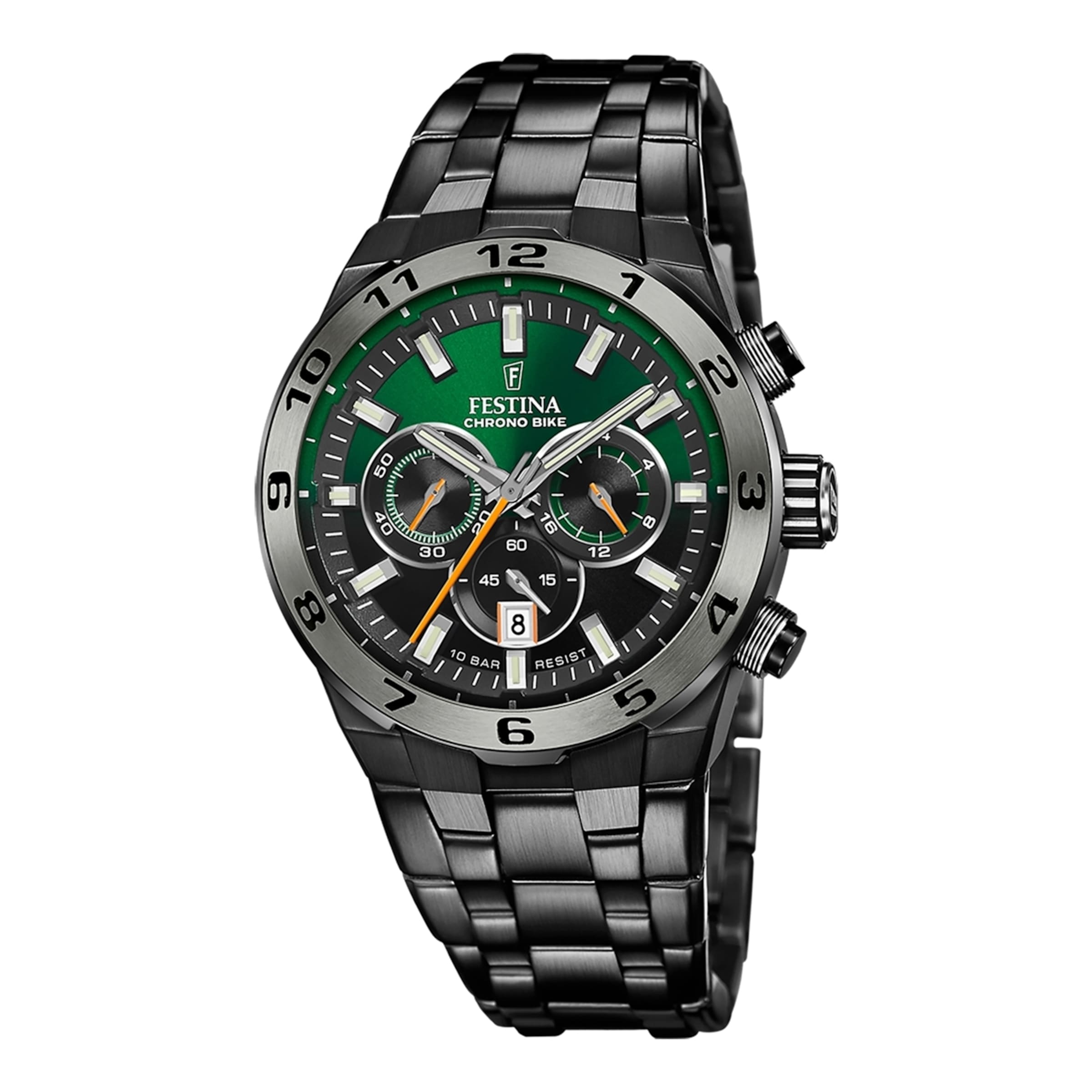 Montre à affichage analogique FESTINA en argent : devant