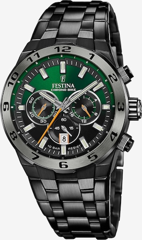 Montre à affichage analogique FESTINA en argent : devant