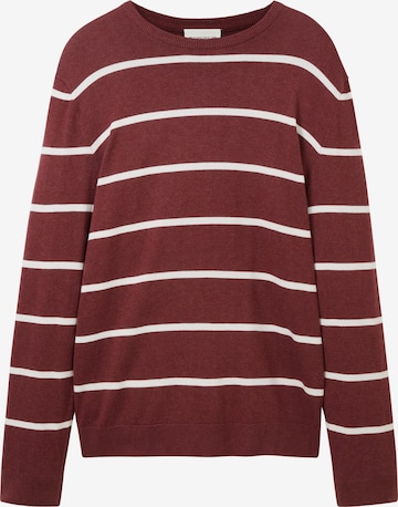 TOM TAILOR Sweater in Red: front