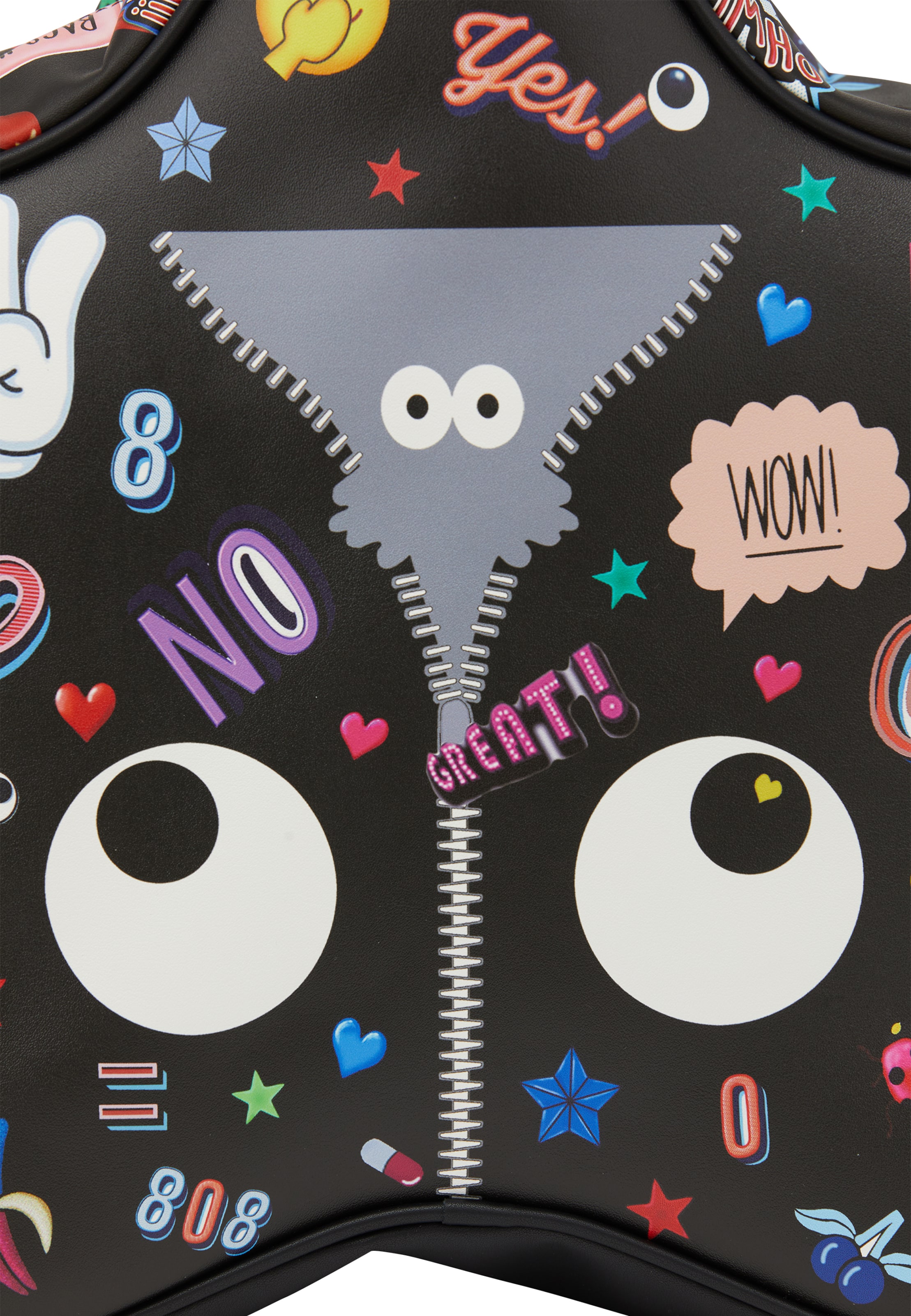 MYMO Batoh 'Pop Eyetheme' - Čierna