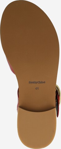 Sandales 'Lyna' See by Chloé en rouge