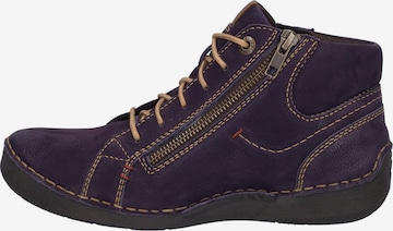 JOSEF SEIBEL Ankle Boots in Purple: front