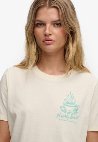 T-shirt 'Roadside Trade' Superdry & Co en blanc