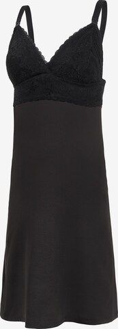 MAMALICIOUS Regular Nightgown 'Sidsel' in Black: front