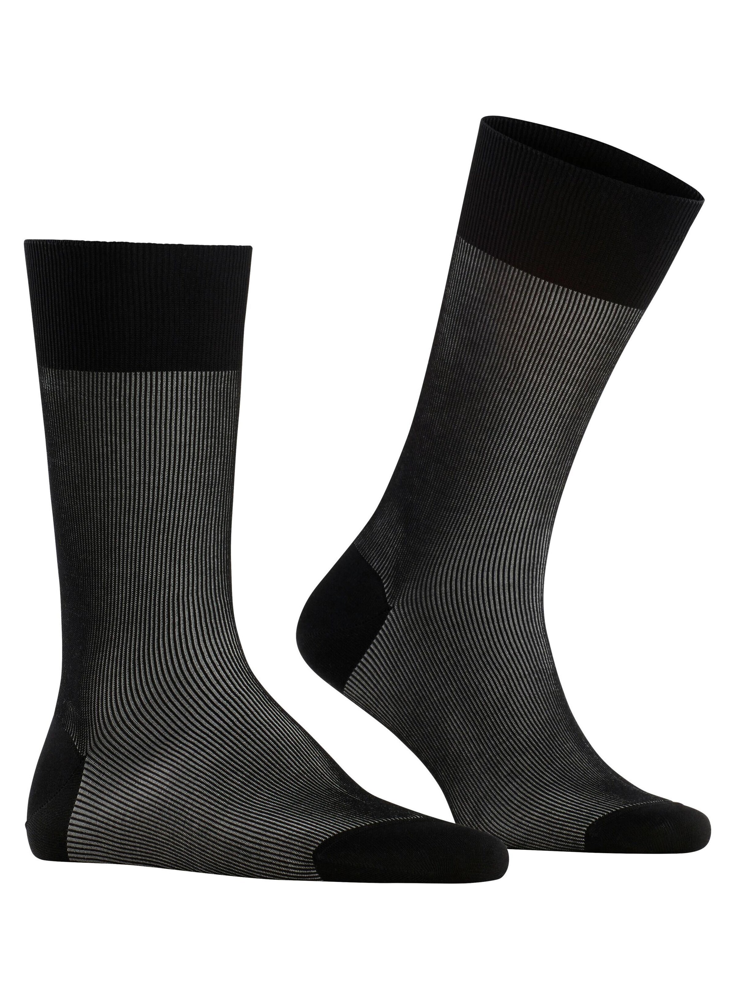 FALKE Socken 'Fine Shadow'‌‌‌‌‌‌‌‌‌‌ in Schwarz