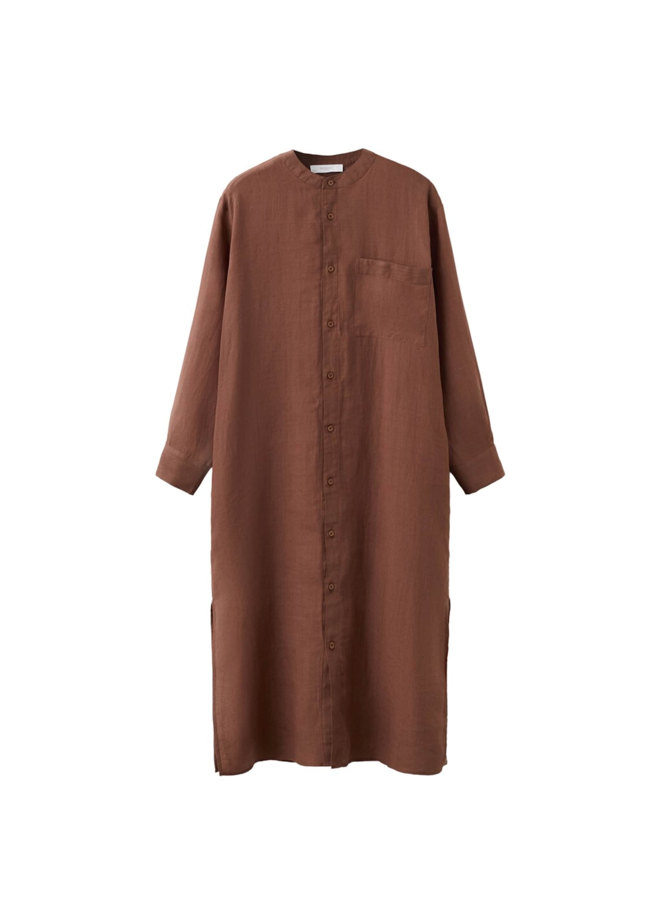 MANGO Nachthemd in Braun: Vorderseite