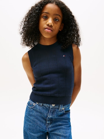 Pull-over TOMMY HILFIGER en bleu : devant