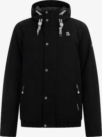 Schmuddelwedda Toiminnallinen takki 'Chancery' värissä musta: edessä