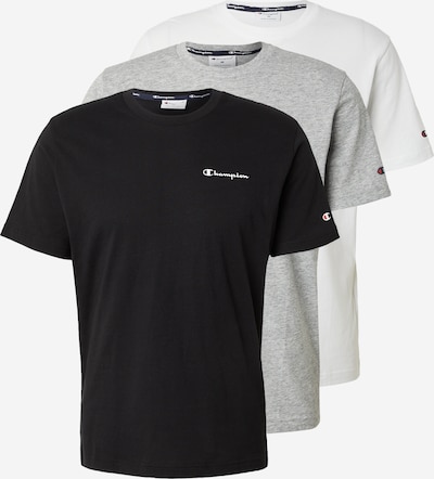 Sportiniai marškinėliai iš Champion Authentic Athletic Apparel, spalva – margai pilka / juoda / balta, Prekių apžvalga