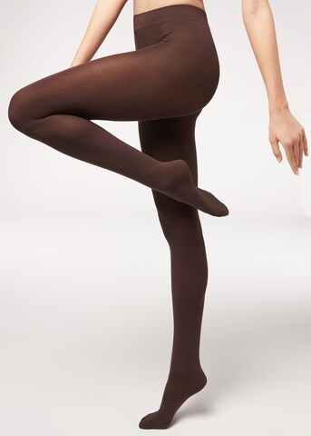 CALZEDONIA Tights in Brown